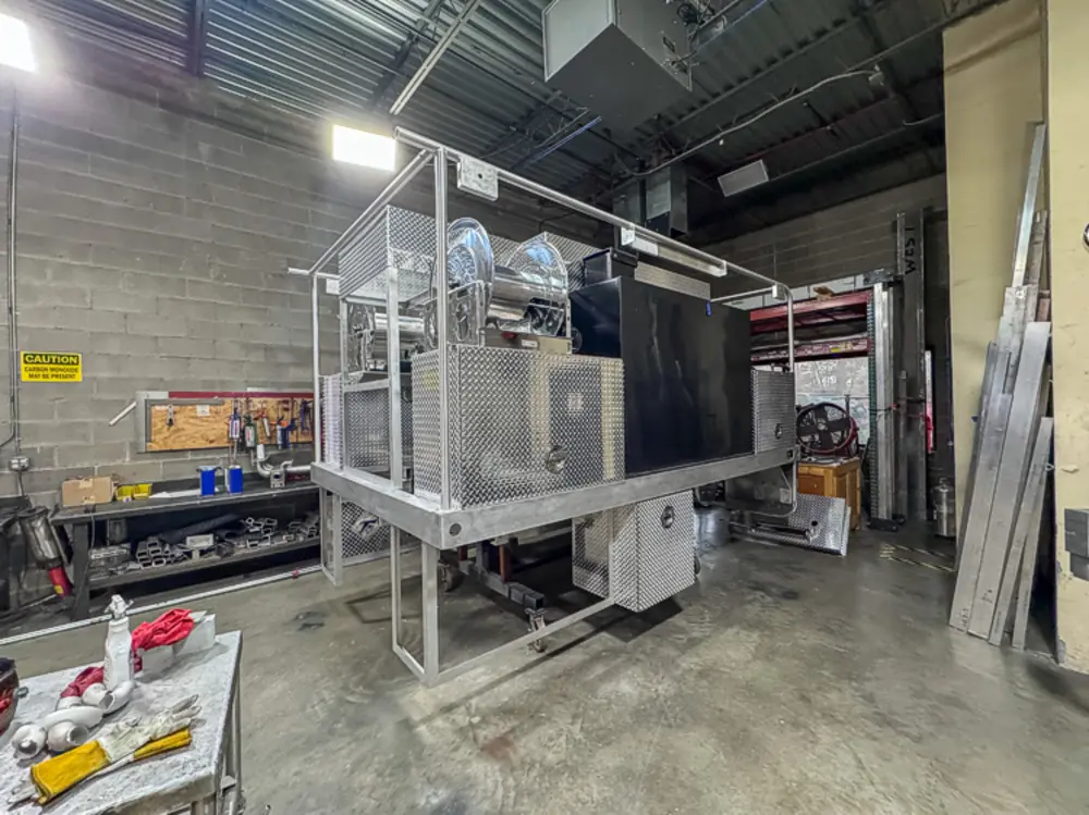 Cab interior upfit with exposed console area, photo 106 of 303.
